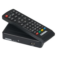 Ресивер DVB-T2 Cadena CDT-1712, черный