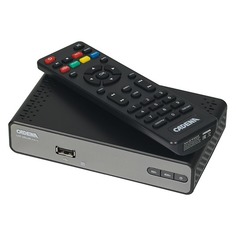 Ресивер DVB-T2 Cadena CDT-1651SB, черный