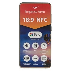 Смартфон VERTEX Impress Aero 8Gb, золотистый