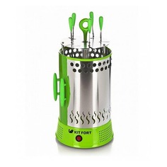 Шашлычница электрическая Kitfort KT-1402 1000Вт зеленый
