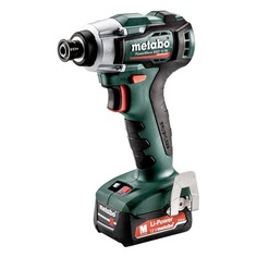 Ударный гайковерт METABO PowerMaxx SSD 12 BL 2Ач, с двумя аккумуляторами [601115500]