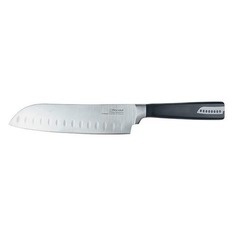 Нож кухонный Rondell 0687-RD-01 стальной сантоку лезв.178мм черный