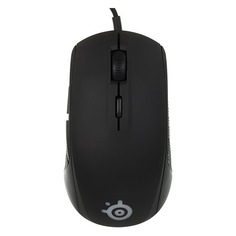 Мышь SteelSeries Rival 100 62341, игровая, оптическая, проводная, USB, черный