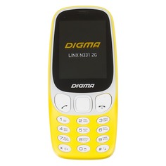 Мобильный телефон DIGMA Linx N331 2G, желтый