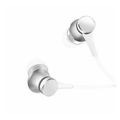 Гарнитура Xiaomi Mi In-Ear Basic, 3.5 мм, вкладыши, серебристый [zbw4355ty/hsej03jy]