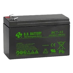 Аккумуляторная батарея для ИБП BB BC 7,2-12 12В, 7.2Ач B&B