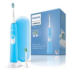 Электрическая зубная щетка Philips Sonicare 2 Series HX6212/87, цвет: голубой и белый