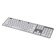 Клавиатура HAMA Rossano, USB, белый + серебристый [r1050453]