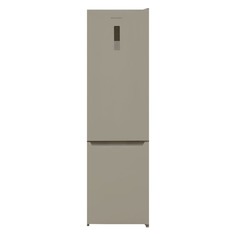 Холодильник SHIVAKI BMR-2017DNFBE, двухкамерный, бежевый