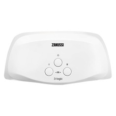 Водонагреватель Zanussi 3-logic T, проточный, 5.5кВт, кран, белый [нс-1064830]