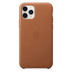 Чехол (клип-кейс) APPLE Leather Case, для Apple iPhone 11 Pro, коричневый [mwyd2zm/a]