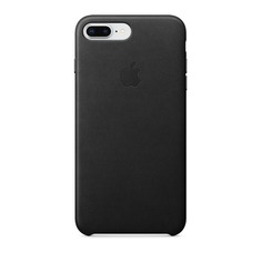 Чехол (клип-кейс) APPLE Leather Case, для Apple iPhone 7 Plus/8 Plus, черный [mqhm2zm/a]