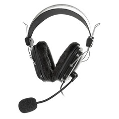 Гарнитура A4TECH HS-60, для компьютера, мониторные, черный