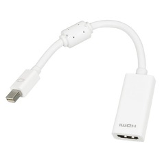 Адаптер HAMA H-53246, HDMI (f) - Mini Displayport , GOLD, ф/фильтр, белый [00053246]