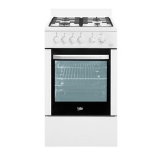 Газовая плита Beko FFSS52000W, электрическая духовка, белый