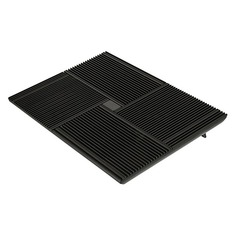 Подставка для ноутбука DeepCool MULTI CORE X8, 17", 381х268х29 мм, 2хUSB, вентиляторы 4 х 100 мм, 1290г, черный [multicorex8]