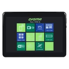 Планшет DIGMA Plane 1570N 3G, 1GB, 16GB, 3G, Android 7.0 черный [ps1185mg]