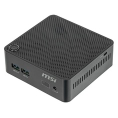 Неттоп MSI Cubi N 8GL-018XRU, Intel Celeron N4000, DDR4 4ГБ, 256ГБ(SSD), Intel UHD Graphics 600, noOS, черный [9s6-b17111-018]