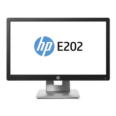 Мониторы Монитор HP EliteDisplay E202 20", черный и серебристый [m1f41aa]