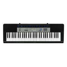 Синтезатор CASIO CTK-1550, 61, невзвешенная, полноразмерные, 32 черный