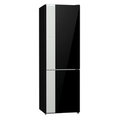 Холодильник GORENJE NRK612ORAB, двухкамерный, черный/серебристый