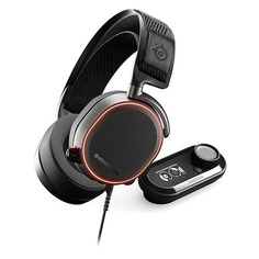 Гарнитура игровая SteelSeries Arctis Pro + GameDAC, для компьютера и игровых консолей, мониторные, черный [61453]