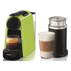 Капсульная кофеварка DELONGHI Nespresso mini Bundle EN85.LAE, 1260Вт, цвет: зеленый [0132191668]