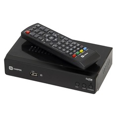 Ресивер DVB-T2 Harper HDT2-5010, черный