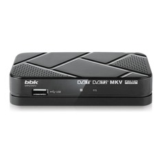 Ресивер DVB-T2 BBK SMP023HDT2, темно-серый