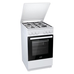 Газовая плита Gorenje GN5112WJ-B, газовая духовка, эмаль, белый