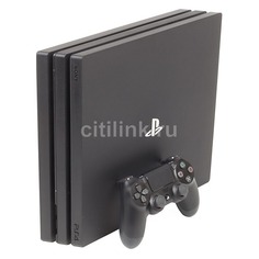 Игровая консоль PLAYSTATION 4 Pro с 1 ТБ памяти, CUH-7208B, черный