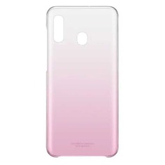 Чехол (клип-кейс) SAMSUNG Gradation Cover, для Samsung Galaxy A20, розовый [ef-aa205cpegru]
