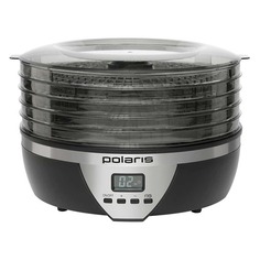 Сушилка для овощей и фруктов Polaris PFD 2605D, черный, 5 поддонов