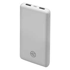 Внешний аккумулятор (Power Bank) GINZZU GB-3911W, 10000мAч, белый