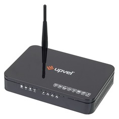 Беспроводной роутер UPVEL UR-203AWP, ADSL2+, черный