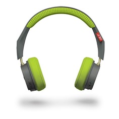 Наушники с микрофоном PLANTRONICS BackBeat 500, 3.5 мм/Bluetooth, накладные, серый/зеленый [207850-01]