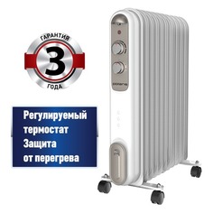 Масляные радиаторы Масляный радиатор POLARIS Compact CR V 1125, 2500Вт, белый