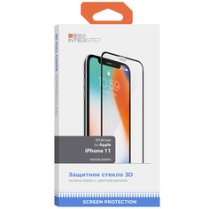 Защитное стекло InterStep 3D Full Cover для iPhone 11/Xr Черн. рамка 3D Full Cover для iPhone 11/Xr Черн. рамка