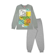 Пижама джемпер/брюки Cherubino, цвет: серый