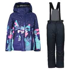 Комплект куртка/полукомбинезон Fun Time, цвет: мультиколор