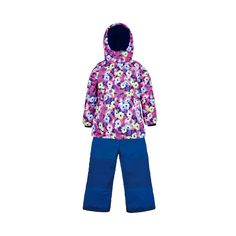 Комплект куртка/полукомбинезон Salve, цвет: розовый/т.синий