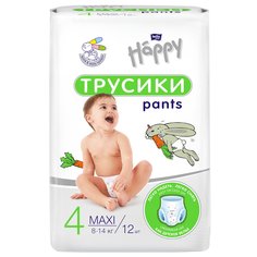 Подгузники-трусики Bella Baby Happy Pants (8-14 кг) 12 шт.