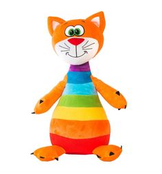 Мягкая игрушка СмолТойс Радужный котенок 47 см
