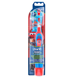 Зубная щетка Oral-B Power Kids + 2 батарейки, цвет: синий