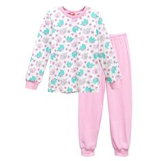Пижама джемпер/брюки LetS Go, цвет: розовый