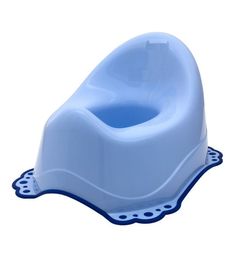 Горшок Maltex c антискользящим покрытием Classic, цвет: голубой