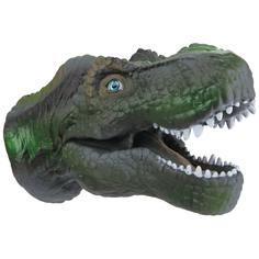 Игрушка Игруша Голова динозавра зеленая 22 см