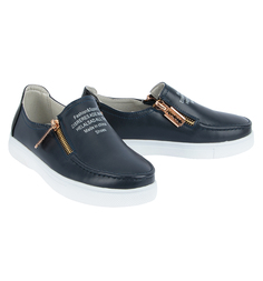 Полуботинки Капитошка, цвет: синий