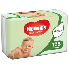 Салфетки Huggies «Ultra Comfort» влажные детские, 128 шт