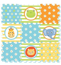 Коврик-пазл Яигрушка Животные (9 дет.) 89 х 89 см